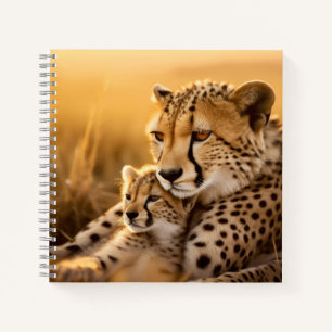 Cheetah Animal Wild Beauty Freedom Notizblock