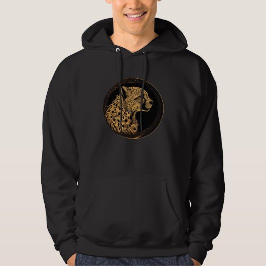 Cheetah Animal Wildlife Cheetahs Hoodie (Vorderseite)