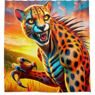 Cheetah Art Duschvorhang