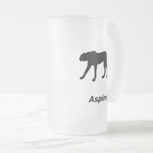 Cheetah Aspire Mattglas Bierglas (VorderseiteRechts)