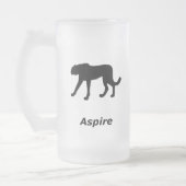Cheetah Aspire Mattglas Bierglas (Links)