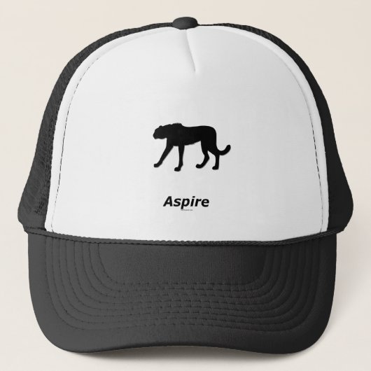 Cheetah Aspire Truckerkappe (Vorderseite)