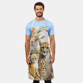 Cheetah Baby und Mama Schürze (Getragen)