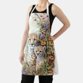 Cheetah Baby und Mama Schürze (InSitu)