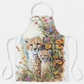 Cheetah Baby und Mama Schürze (Vorderseite)
