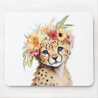 Cheetah Blume Ristorante da Valentino Mousepad