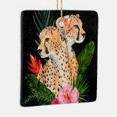 Cheetah Bouquet Keramikornament (Rechts)
