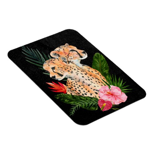 Cheetah Bouquet Magnet (Rechte Seite)