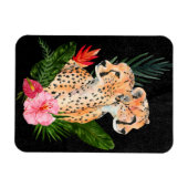 Cheetah Bouquet Magnet (Horizontal)