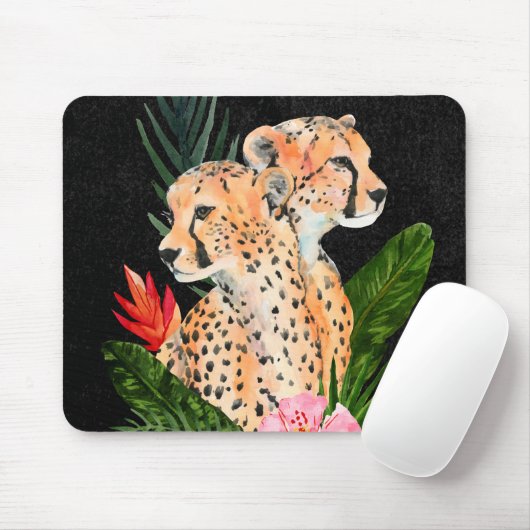 Cheetah Bouquet Mousepad (Mit Mouse)