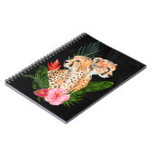 Cheetah Bouquet Notizblock (Linke Seite)