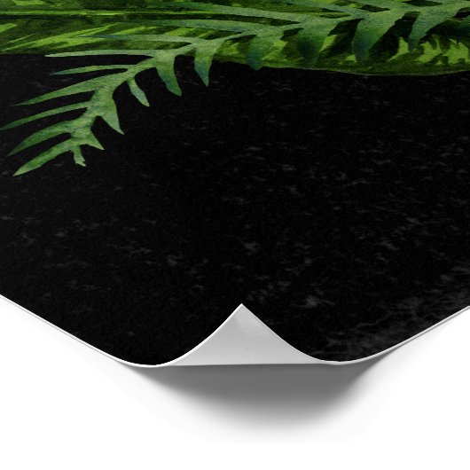 Cheetah Bouquet Poster (Ecke)