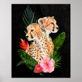 Cheetah Bouquet Poster (Vorne)