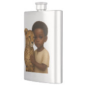 Cheetah & Boy: Bond of the wild and innocent Flachmann (Links)