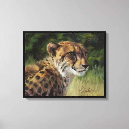 Cheetah Canvas Print 20" x 16" Leinwanddruck (Vorderseite)