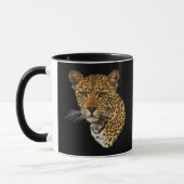 Cheetah Cat Kaffee Tasse (Links)