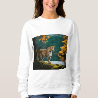 "Cheetah Chic Scarf: Entfesseln Sie Ihren wilden S Sweatshirt