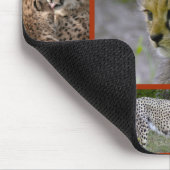 Cheetah-Collage 001 Poster Mousepad (Ecke)