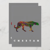 Cheetah cooles Design| Tiergeschenk (Vorne/Hinten)