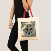 cheetah-cub10x10 tragetasche (Vorderseite (Produkt))