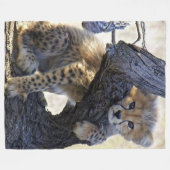 CHEETAH CUB FLEECEDECKE (Vorderseite (Horizontal))