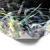 Cheetah cub Leinwand Poster (Ecke)