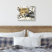 Cheetah Cub Leinwanddruck (Insitu (Schlafzimmer))