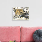 Cheetah Cub Leinwanddruck (Insitu (Wohnzimmer))
