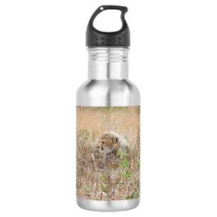 Cheetah Cub Stainless Steel Water Bottle Trinkflasche