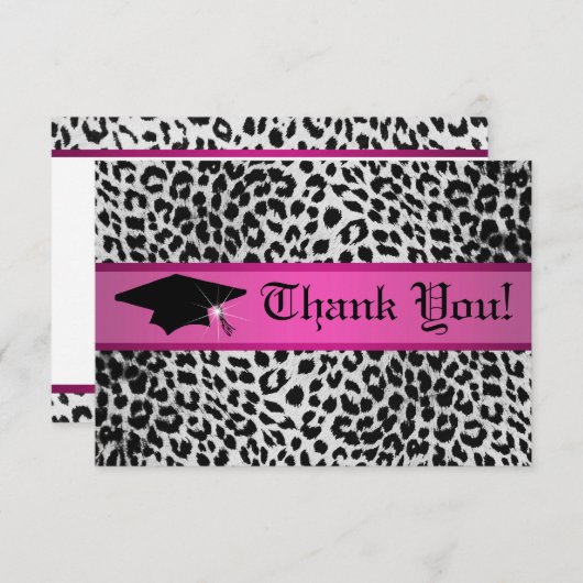 Cheetah Dankescharte Mitteilungskarte (Vorne/Hinten)