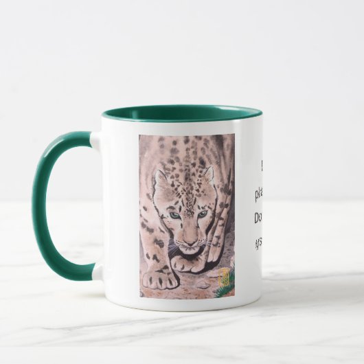 Cheetah "Das ist auch mein Planet" Tasse (Links)