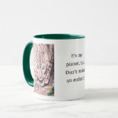 Cheetah "Das ist auch mein Planet" Tasse (Vorderseite Links)