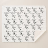 Cheetah Design Blanket Sherpadecke (Vorderseite (Horizontal))