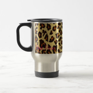 Cheetah-Druck-Tasse Reisebecher