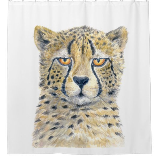 Cheetah Duschvorhang (Vorderseite)