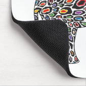 Cheetah Elephant Mousepad (Ecke)