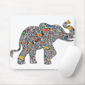 Cheetah Elephant Mousepad (Mit Mouse)