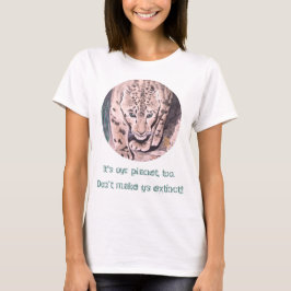 Cheetah "Es ist auch mein Planet!" T-Shirt