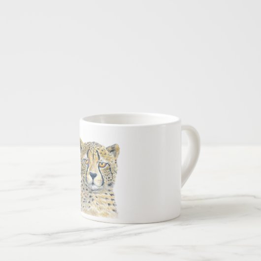 Cheetah Espressotasse (Vorderseite Rechts)
