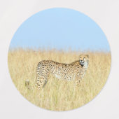 Cheetah Etiketten (Design 2)