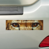 CHEETAH EYES Wildlife Conservation AUTOAUFKLEBER (Auf Auto)
