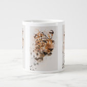 CHEETAH FACE MUG Jumbo-Tasse (Vorderseite)