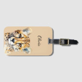 Cheetah Face Personalisiert Gepäckanhänger (Vorderseite (Horizontal))