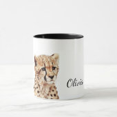 Cheetah Face Personalisiert Kaffeetasse (Zentrum)