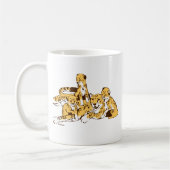 Cheetah Family Kaffeetasse (Links)