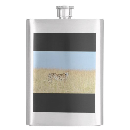 Cheetah Flachmann (Vorderseite)