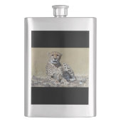 Cheetah Flachmann (Vorderseite)