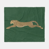 Cheetah Fleece Blanket (Vorderseite (Horizontal))
