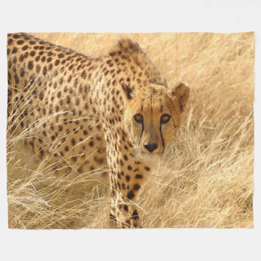 Cheetah Fleece Blanket (Vorderseite (Horizontal))