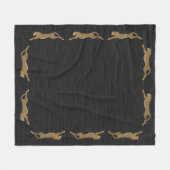Cheetah Fleece Blanket (Vorderseite (Horizontal))